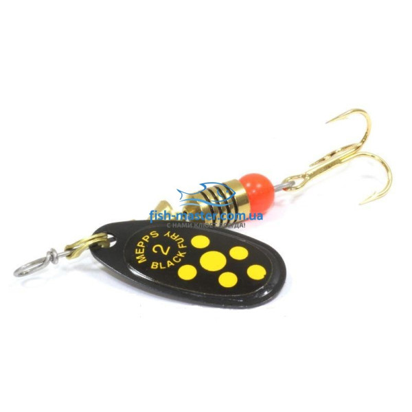 Блесна Mepps Black Fury 2 black/yellow 4,5гр