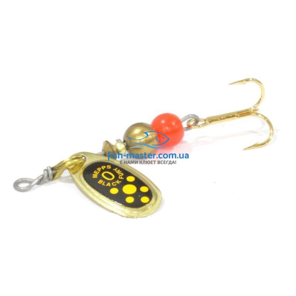 Lures Mepps Black Fury 1 gold/yellow 3,5g