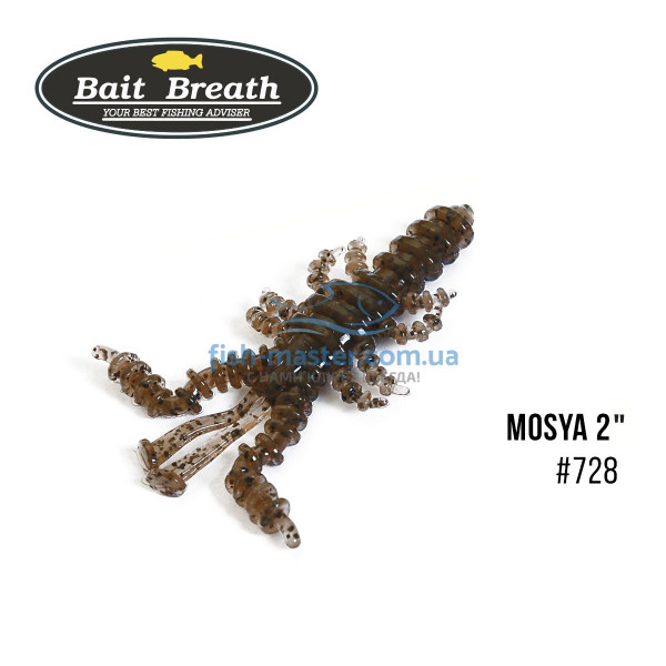 Силикон Bait Breath U30 Mosya 2"(10шт/упак.)#728