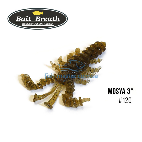 Silicone Bait Breath U30 Mosya 3 "(6pcs / pack) # 120