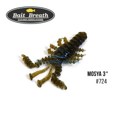 Silicone Bait Breath U30 Mosya 3 "(6pcs / pack) # 724