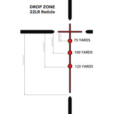 Прицел оптический Bushnell Rimfire 3-9x40 сетка DZ22 с подсветкой
