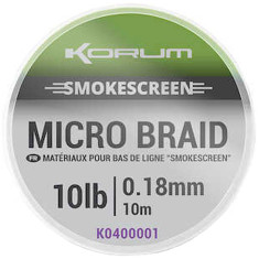 Поводковый материал Korum Smokescreen Micro Braid 10Lb