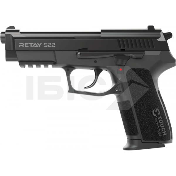 Пистолет стартовый Retay S22 кал. 9 мм. Цвет - black.