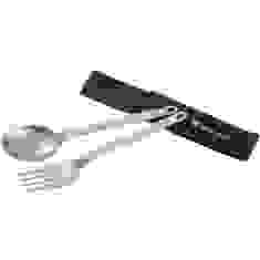 Набір столових приладів Snow Peak SCT-002 Titanium Fork & Spoon Set ложка і виделка