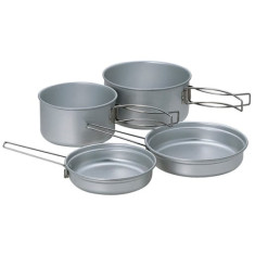 Набор посуду Snow Peak Набір Multi Compact Cookset Titanium Набор посуду Snow Peak Набір Multi Compact Cookset Titanium