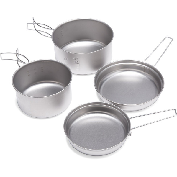 Набор посуду Snow Peak Набір Multi Compact Cookset Titanium