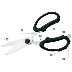 Набор Snow Peak GK-100 Kitchen Scissors Set ножницы+ нож