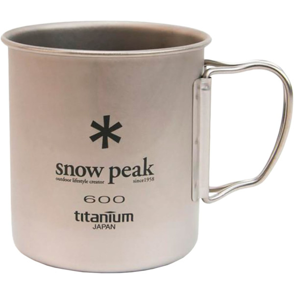 Кружка Snow Peak MG-044R Titanium Single Wall Cup 600ml