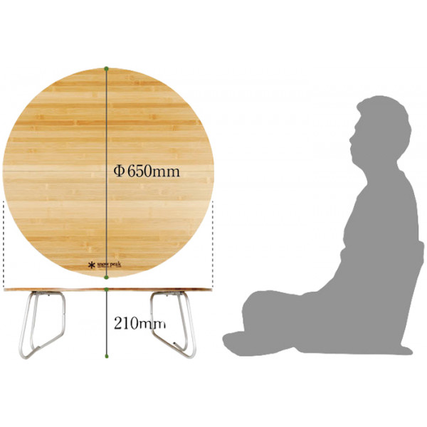 Стол Snow Peak LV-071TR Single Action Table Low M