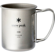 Кружка Snow Peak MG-141 Titanium Single Wall 220ml
