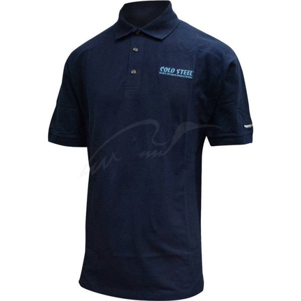 Футболка Cold Steel Embroidered Polo. Размер - XL. Цвет - синий