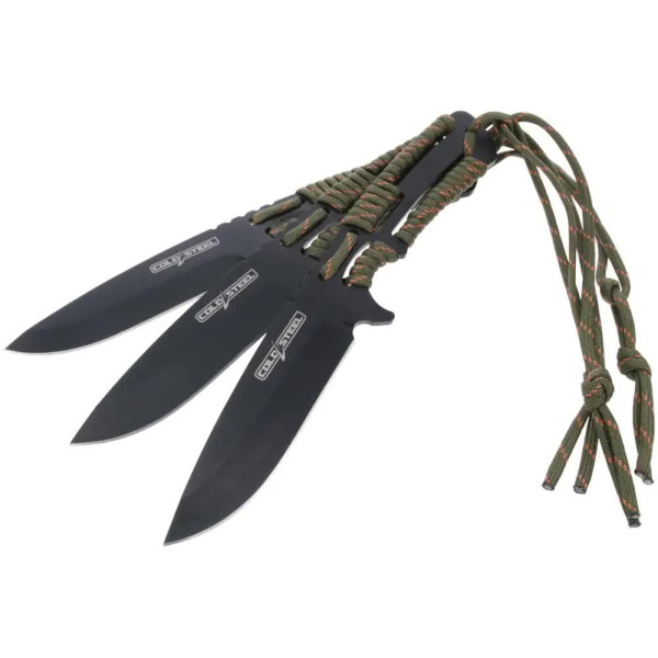 Набор ножей Cold Steel Throwing Set Paracord Handle