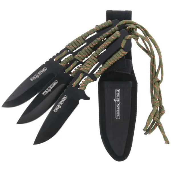 Набор ножей Cold Steel Throwing Set Paracord Handle