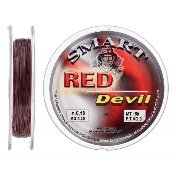 Леска Smart Red Devil 150m 0.28mm 9.8kg