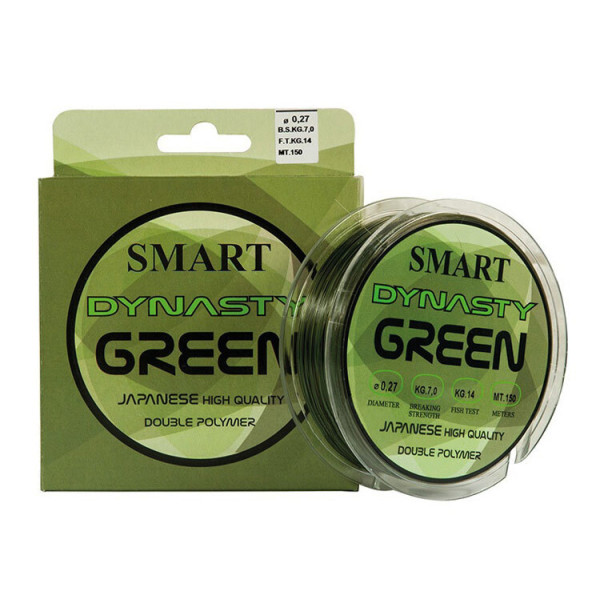 Леска Smart Dynasty Green 150m 0.18mm