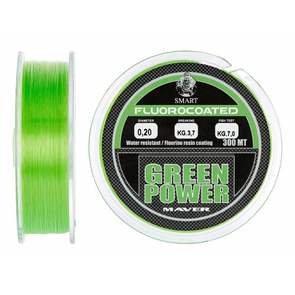 Лісочка Smart Green Power Fluorine 300m 0.20mm 3.7kg