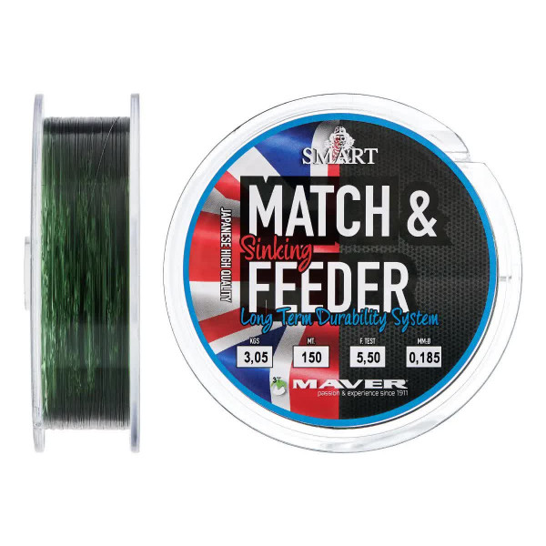 Леска Smart Match & Feeder Sinking 150m 0.153mm 2.1kg