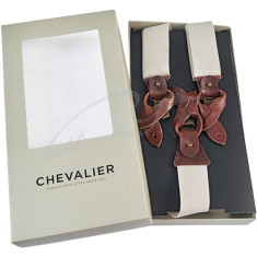 Подтяжки Chevalier Logo One size. Цвет: коричневый Подтяжки Chevalier Logo One size. Цвет: коричневый