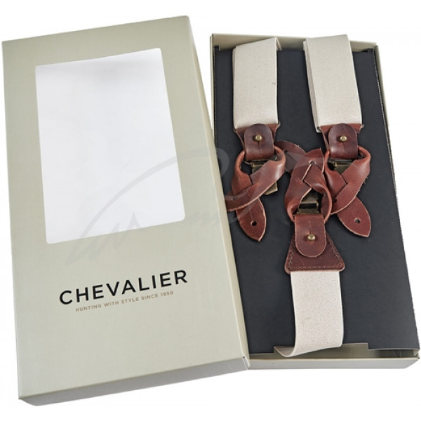Підтяжки Chevalier Logo One size. Колір коричневий