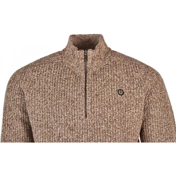 Пуловер Chevalier Groby Half Zip Wool. M. Saddle Brown