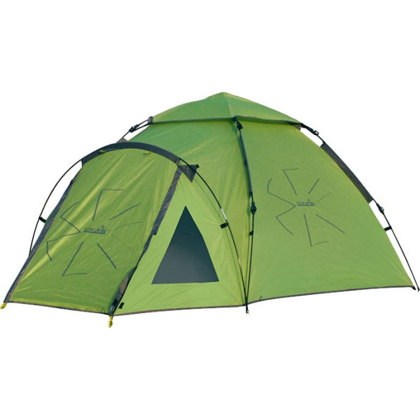 Палатка Norfin Hake 4 Полуавтоматическая 4 местная 2-х слойная ц:зеленый