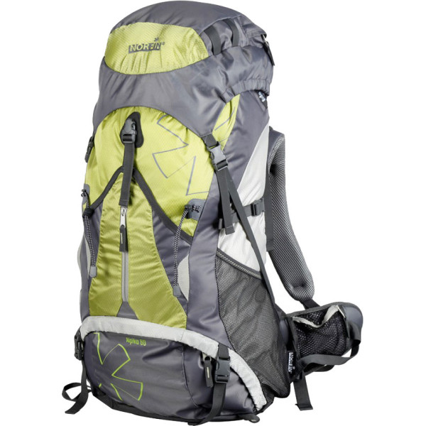 Рюкзак Norfin Alpika 60л ц:серый/черный/желтый