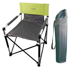 Кресло Norfin Varberg max100кг / NF Alu Черный/зелёный