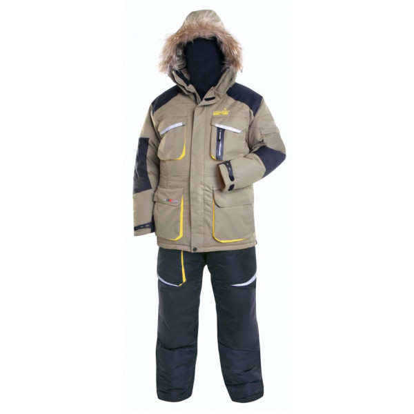 Костюм Norfin Titan L (50% пух) -40°C/8000мм Коричневый/черный Костюм Norfin Titan L (50% пух) -40°C/8000мм Коричневый/черный