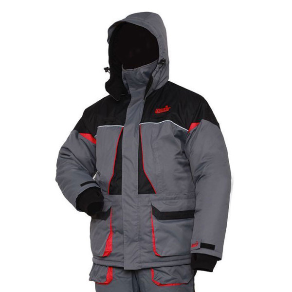 Куртка Norfin Arctic Red XXXL -25 °C / 4000мм Серый/черный/красный