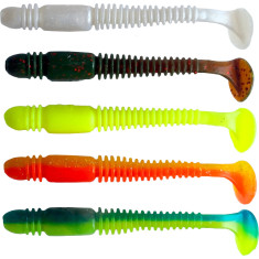 Силикон Lucky John Tioga 4.5" MIX1 (5шт/уп)