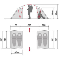 Палатка Norfin Salmon 4 3000/6000mm