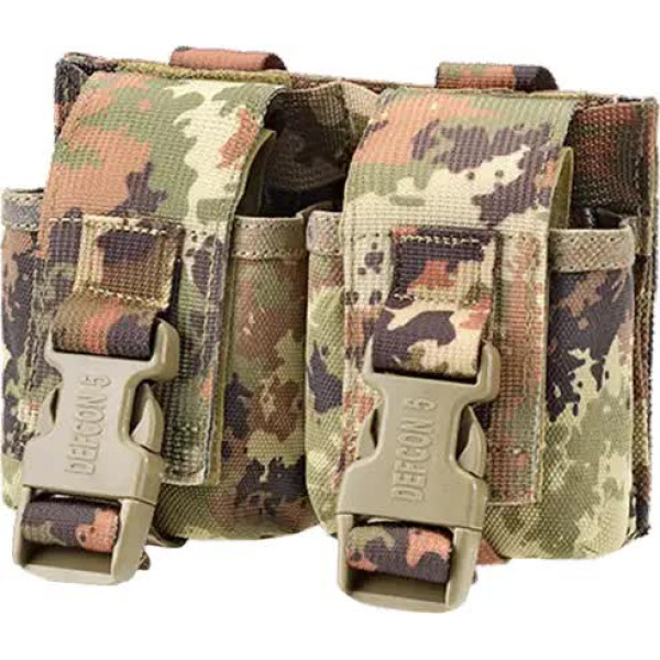 Подсумок Defcon 5 Porta Granate MOLLE Doppio. Camo