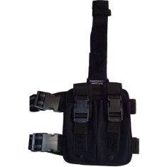 Подсумок Defcon 5 DOUBLE LEG MAGAZINE POUCH. Black