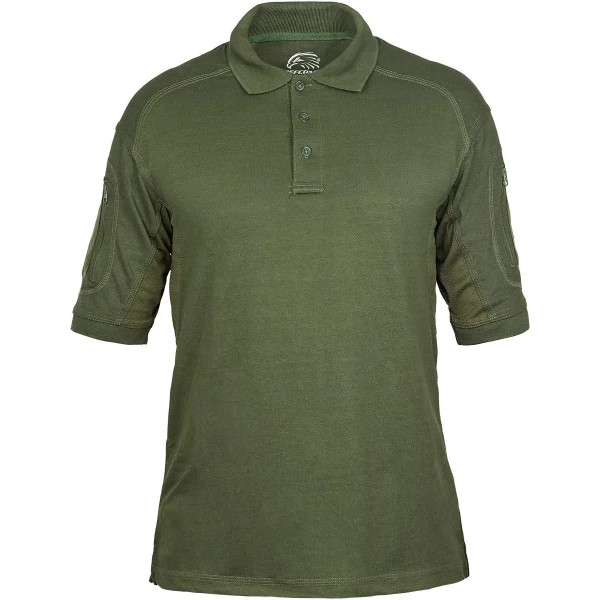 Тенниска поло Defcon 5 Tactical Polo Short Sleeves with Pocket 2XL OD Green