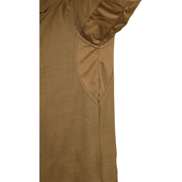 Теніска поло Defcon 5 Tactical Polo Short Sleeves with Pocket S Coyote brown