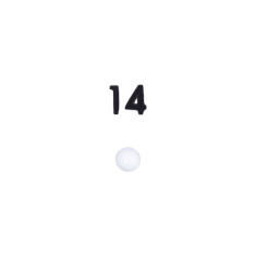 Мушка MEGAline 180/14 D.2,6. Цвет - белый Мушка MEGAline 180/14 D.2,6. Цвет - белый