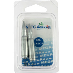 Фальш-патрон MEGAline кал. 7.62х39. Алюминий. 2 шт/уп