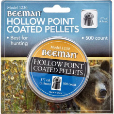 Кулі пневм Beeman Hollow Point. Кал. – 4.5 мм. Вага - 0.47 г. 500 шт/уп