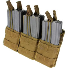 Подсумок Condor Triple Stacker M4 Mag Pouch. Coyote brown