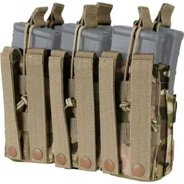 Подсумок Condor Triple Stacker M4 Mag Pouch Multicam