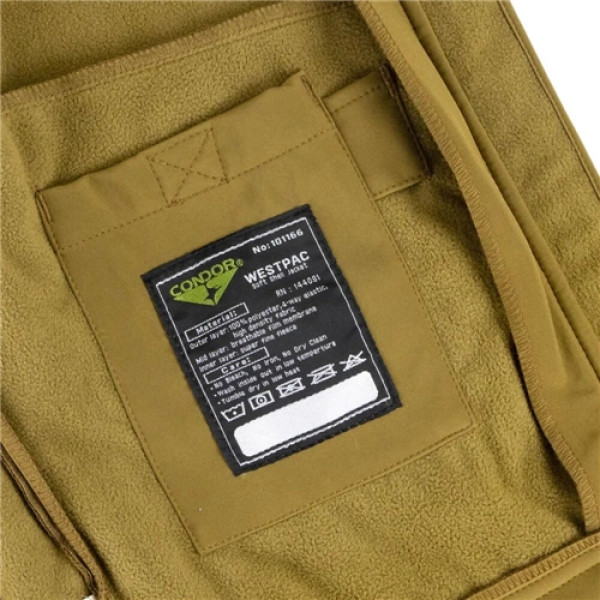 Куртка Condor-Clothing Westpac Softshell Jacket. M. Coyote brown