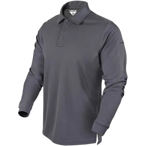 Теніс поло Condor-Clothing Long Sleeve Performance Tactical Polo. M. Graphite