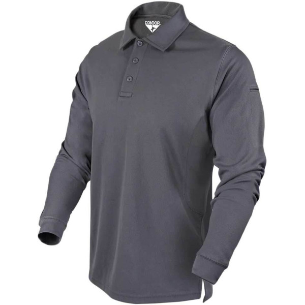 Теніс поло Condor-Clothing Long Sleeve Performance Tactical Polo. L. Graphite