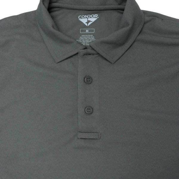 Теніс поло Condor-Clothing Long Sleeve Performance Tactical Polo. L. Graphite