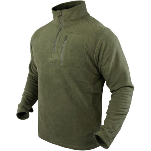 Кофта Condor-Clothing Quarter Zip Pullover. XL. Olive drab