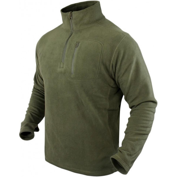 Кофта Condor-Clothing Quarter Zip Pullover. XXL. Olive drab