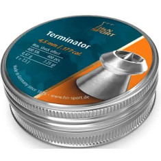 Кулі пневматичні H&N Terminator. Кал. 4,5 мм. Вага - 0.47 г. 400 шт/уп