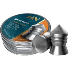 Кулі пневматичні H&N Silver Point кал. 4,5 мм. Вага - 0.75 г. 400 шт/уп