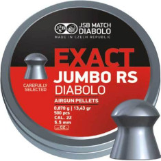 Пневматичні кулі JSB Diabolo Exact Jumbo RS. Кал. 5.52 мм. Вага - 0.87 г. 500 шт/уп